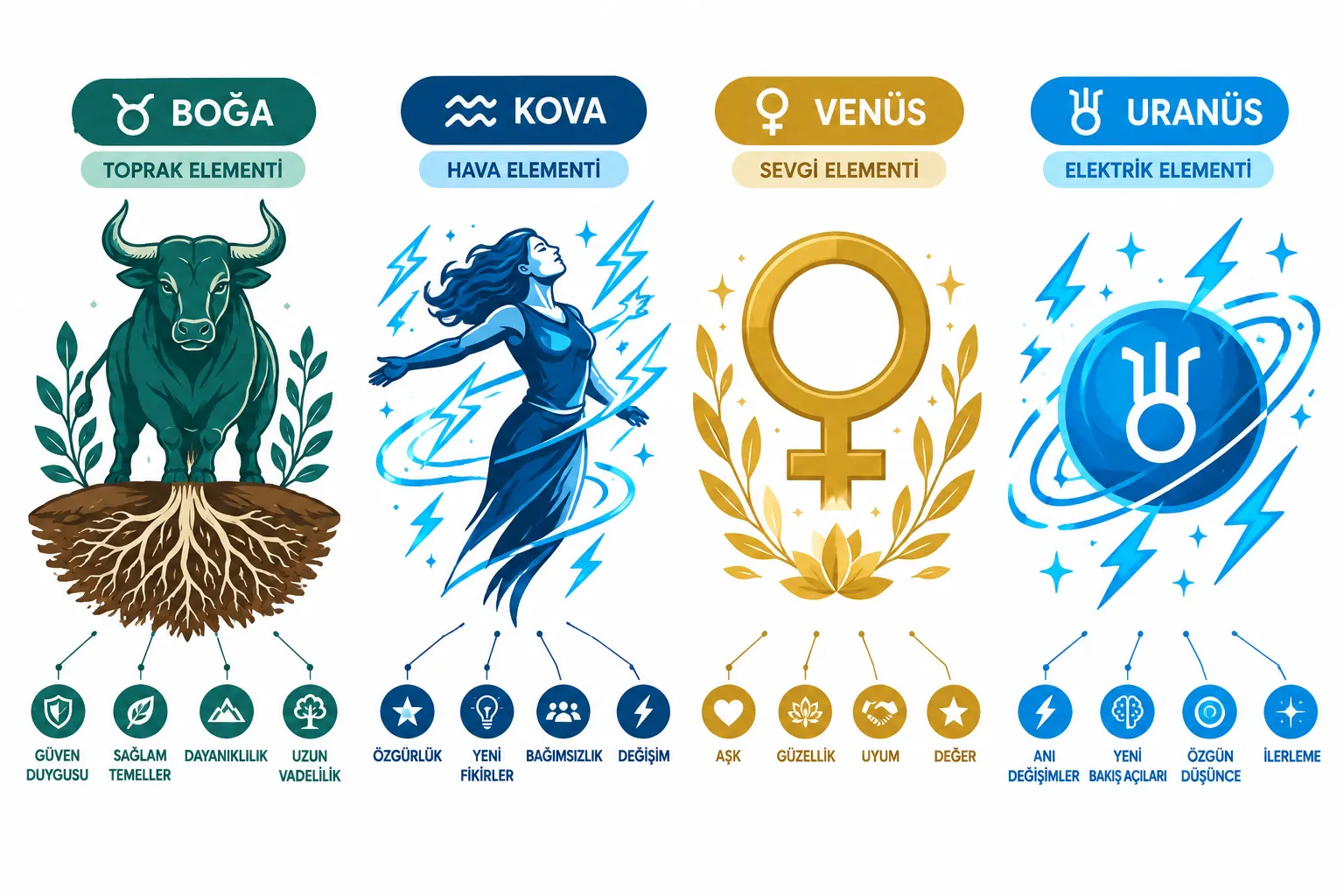 Astrolojide Güneş Boğa ne anlama gelir?