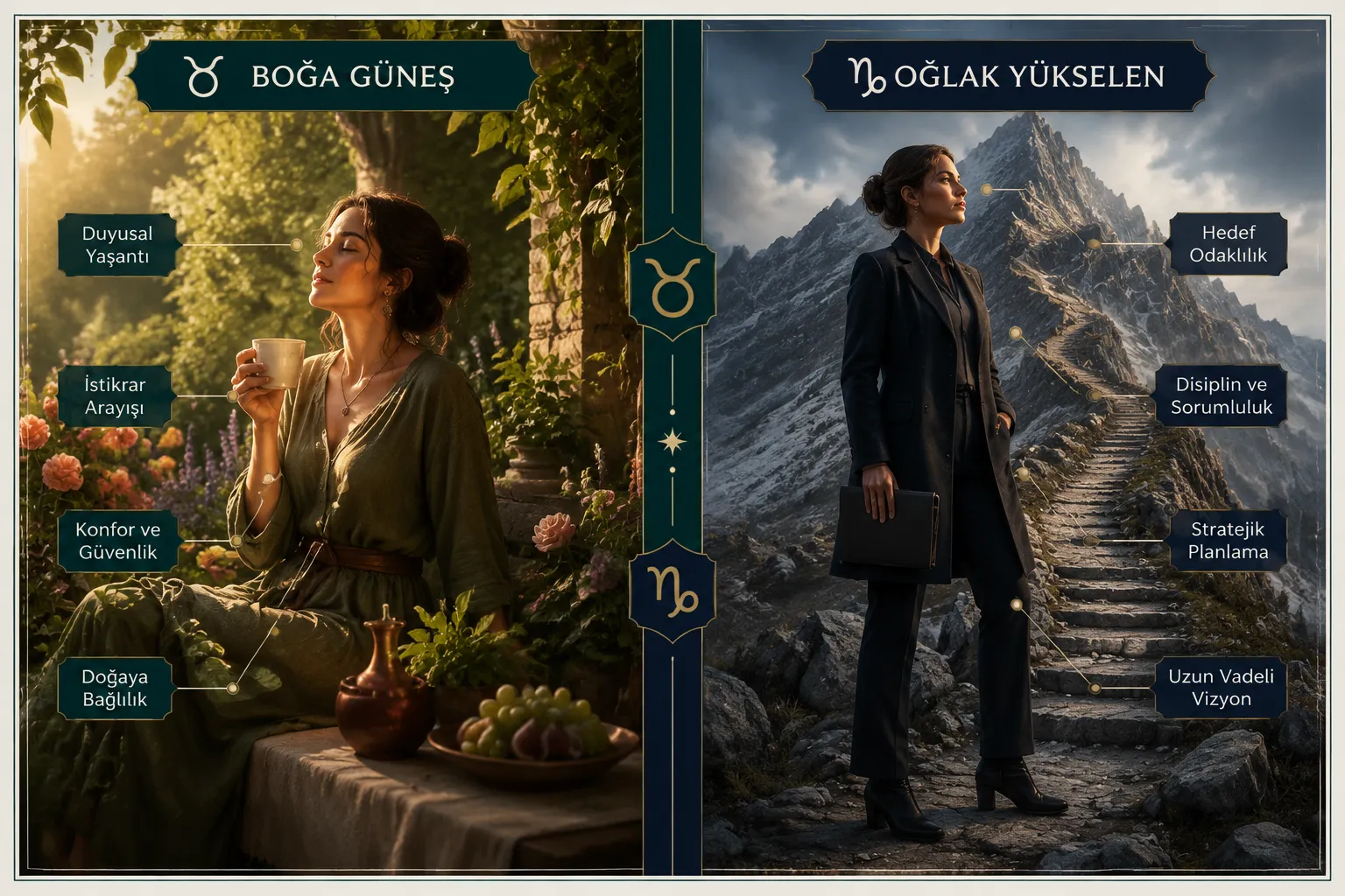 Boğa Güneşi ile Oğlak Yükselen Bir Arada Ne Anlama Gelir?