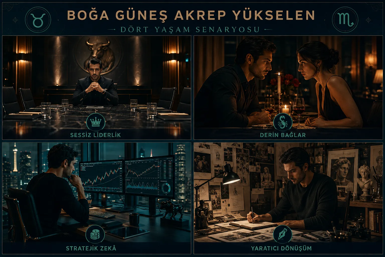 Güneş Boğa Yükselen Akrep kişilik özellikleri: güçlü ve zayıf yönler