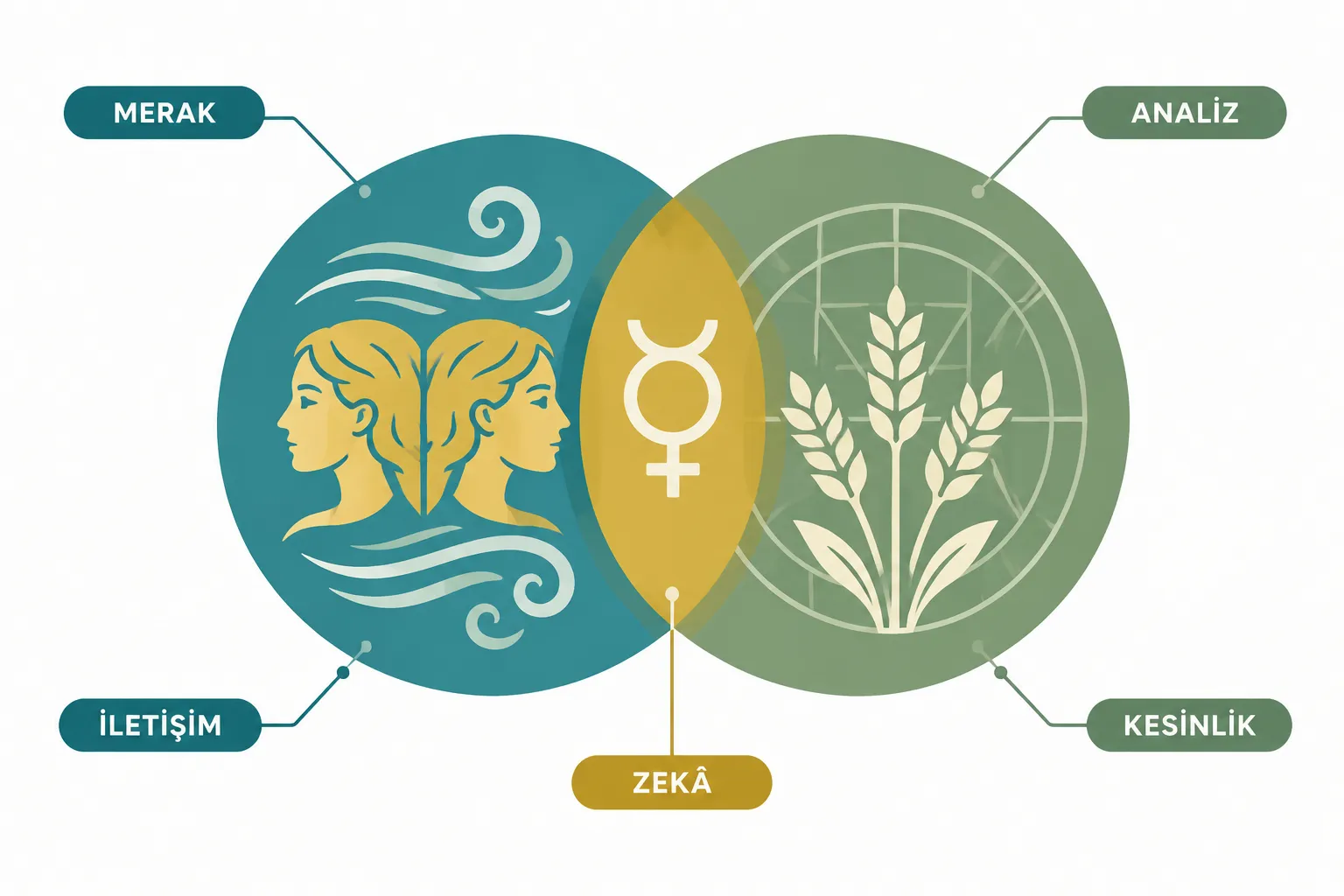 Güneş İkizler Yükselen Başak kombinasyonu astrolojide ne anlama gelir?