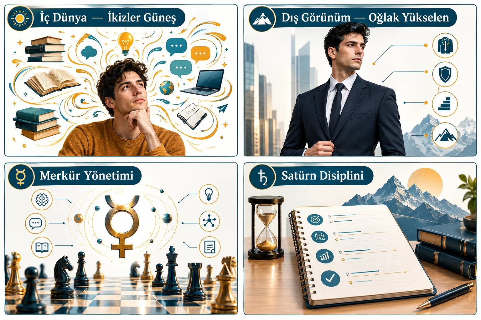 Güneş İkizler Yükselen Oğlak kombinasyonu astrolojide ne anlama gelir?