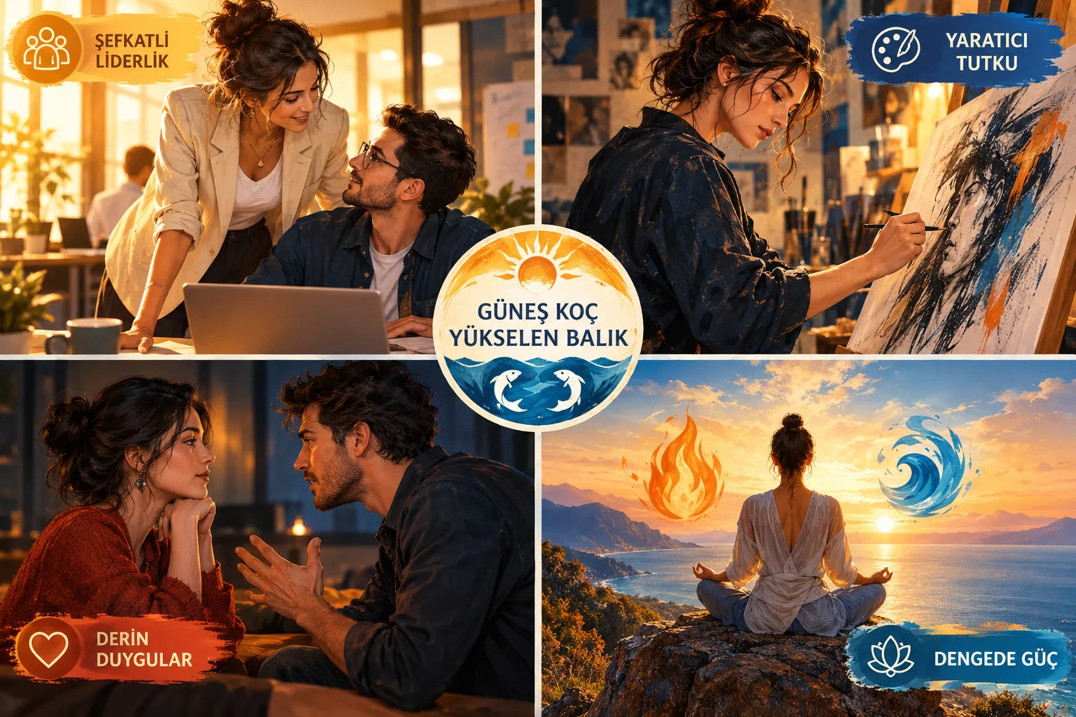 Güneş Koç Yükselen Balık Kombinasyonu Kariyer Alanında Nasıl Bir Güç Ortaya Çıkarır?